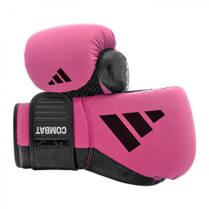 Adidas combat 50 boxing gloves pink