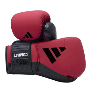 Adidas Combat 50 Boxing Gloves Vivid Red Black