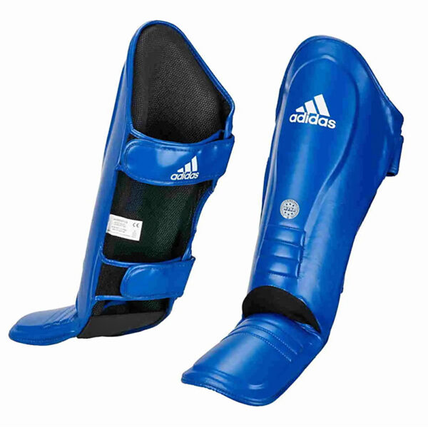 Adidas Boxing Shin Instep Pads Blue
