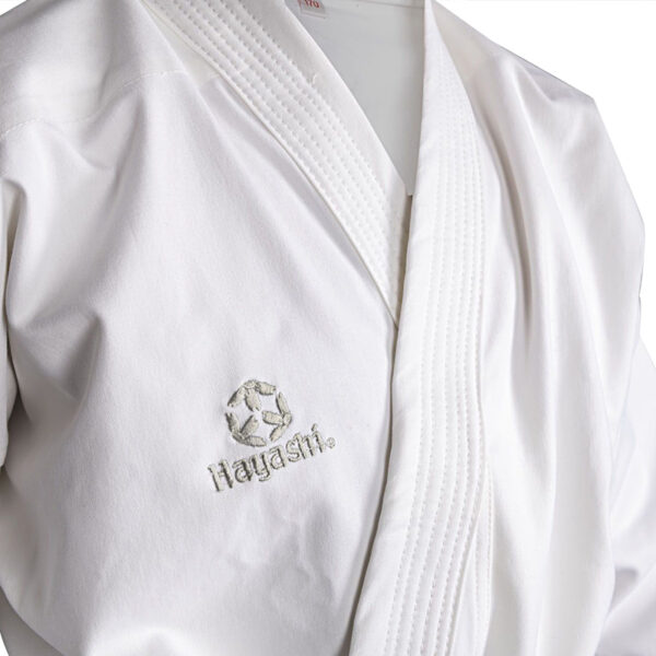 Hayashi Tenno Elite karate uniform scale