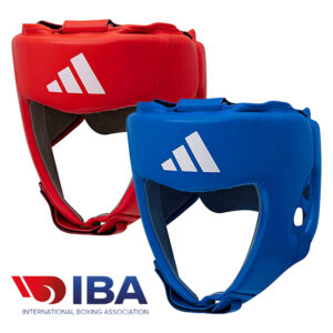 ADIDAS IBA HEAD GUARD RED - BLUE