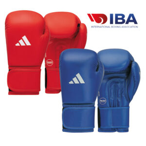 Adidas boxing gloves iba red - blue